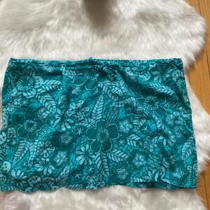 Ativa Blue Mini Pencil Skirt